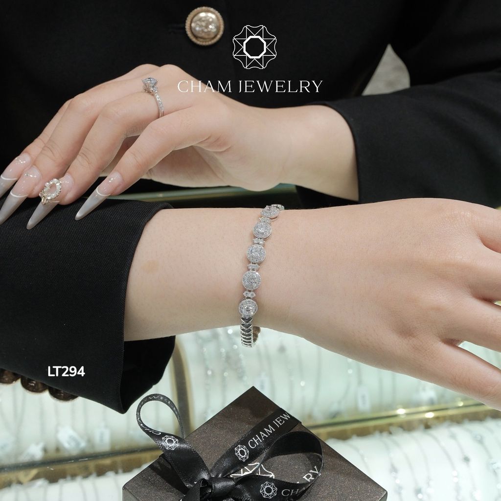 Lắc Tay LT294 CHAM JEWELRY, Chủ 4.5mm ( Barcode CL7311).