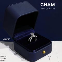 Nhẫn Nữ NNV96 Vàng 10k Chủ 6.3mm Kim Cương Lab Grown Diamond ( Barcode CNNV03)