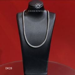 Dây Chuyền CHAM JEWELRY DK28, Dây Mì Kim Cương Bản 2.5mm (Barcode TDY762)