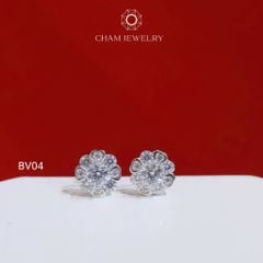 Hoa Tai CHAM JEWWLRY BV04, Chủ 4.5mm
