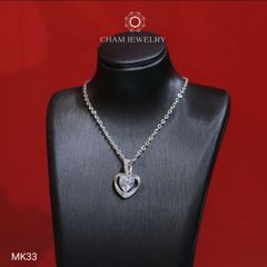 Mặt Dây Chuyền MK33 CHAM JEWELRY, Mặt Tim, Chủ 6.0mm (Barocde TMX362)