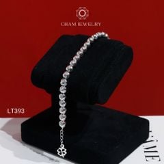 Lắc Tay CHAM JEWELRY LT393, Lắc Tay Bi Bản 6.0mm ( Barcode TLBC864)