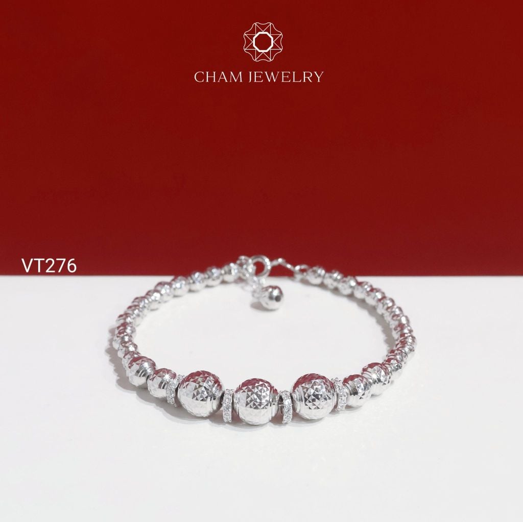 Vòng Tay VT276 CHAM JEWELRY , Vòng Bi Kiểu 8.0mm (CBTV4C)