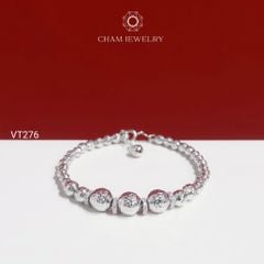 Vòng Tay VT276 CHAM JEWELRY , Vòng Bi Kiểu 8.0mm (CBTV4C)