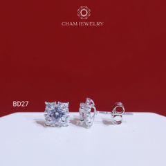 Hoa Tai CHAM JEWERLY BD27, Chủ 4.5mm (Barcode TBD1454)