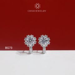 Hoa Tai BG73 CHAM JEWELRY, Chủ 5.5mm (Barcode TBG1052)