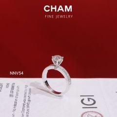 Nhẫn Nữ NNV54 Vàng 10k Chủ 6.3 Kim Cương Lab Grown Diamond