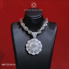 Mặt Dây Chuyền MK723 CHAM JEWELRY, Mặt Xoàn Tia Chủ 7.0mm (Barcode TMA1807).