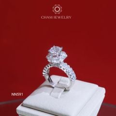 Nhẫn NN591 CHAM JEWELRY, Chủ 7.0mm (Barcode TNN1536)