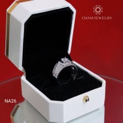 Nhẫn NA26 CHAM JEWELRY, Chủ 5.0mm ( Barcode TNNA45).