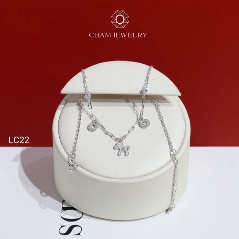 Lắc Chân LC22 CHAM JEWELRY, Lắc Chân Charm Ngựa (Barcode CTNC89) .