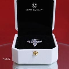 Nhẫn NN622 CHAM JEWELRY, Chủ 5x10mm (Barcode NNNH41).