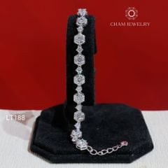 Lắc Tay LT188 CHAM JEWELRY, Lắc Full Thoi Chủ 5.0mm (Barcode TLT1508)