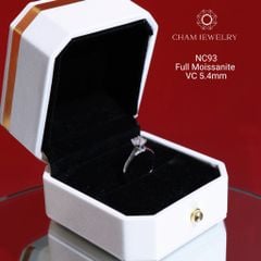 Nhẫn NC93 CHAM JEWELRY, Full Đá Moissanite, Chủ 5.4mm (Barcode ONNU67)
