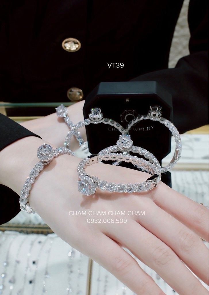 Vòng Tay CHAM JEWELRY VT39, Chủ 9.0mm( Barcode TV98).