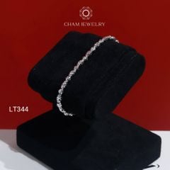 Lắc Tay LT344 CHAM JEWELRY , Lắc Bi Bản 4.0mm (CDML6).