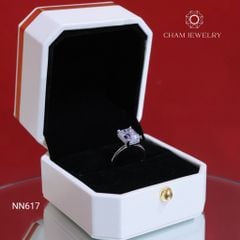 Nhẫn NN617 CHAM JEWELRY, Chủ Emerald 7x9mm (Barcode NNNH47)