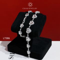 Lắc Tay LT386 CHAM JEWELRY, Lắc Tay Kiểu Trái Tim (Barcode C116L162)