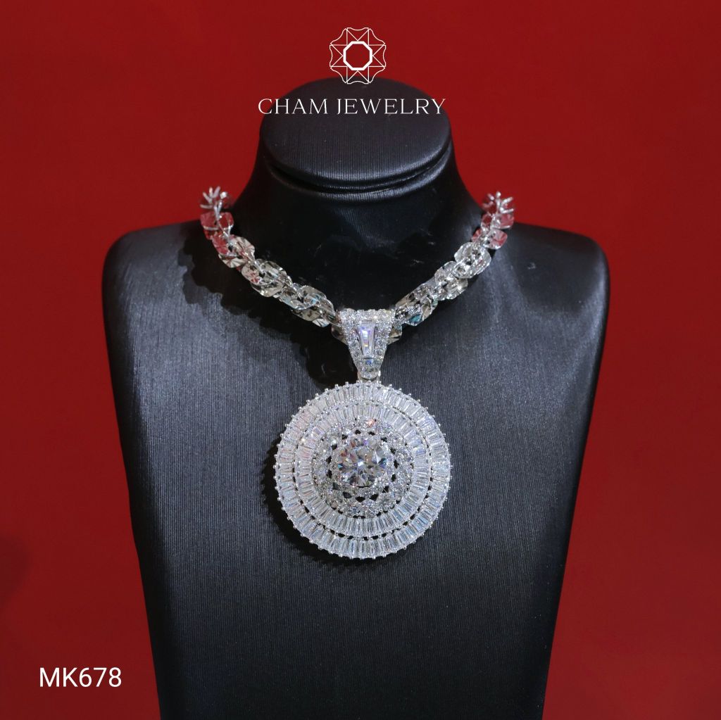 Mặt Dây Chuyền MK678 CHAM JEWELRY, Viên Chủ 7.0mm (Barcode TMA1780).
