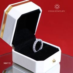 Nhẫn NM115 CHAM JEWELRY Full Đá (Barcode TNF114).