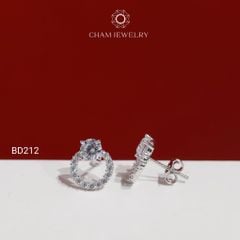 Hoa Tai BD212 CHAM JEWELRY , Chủ 5.0mm (Barcode TBD666).