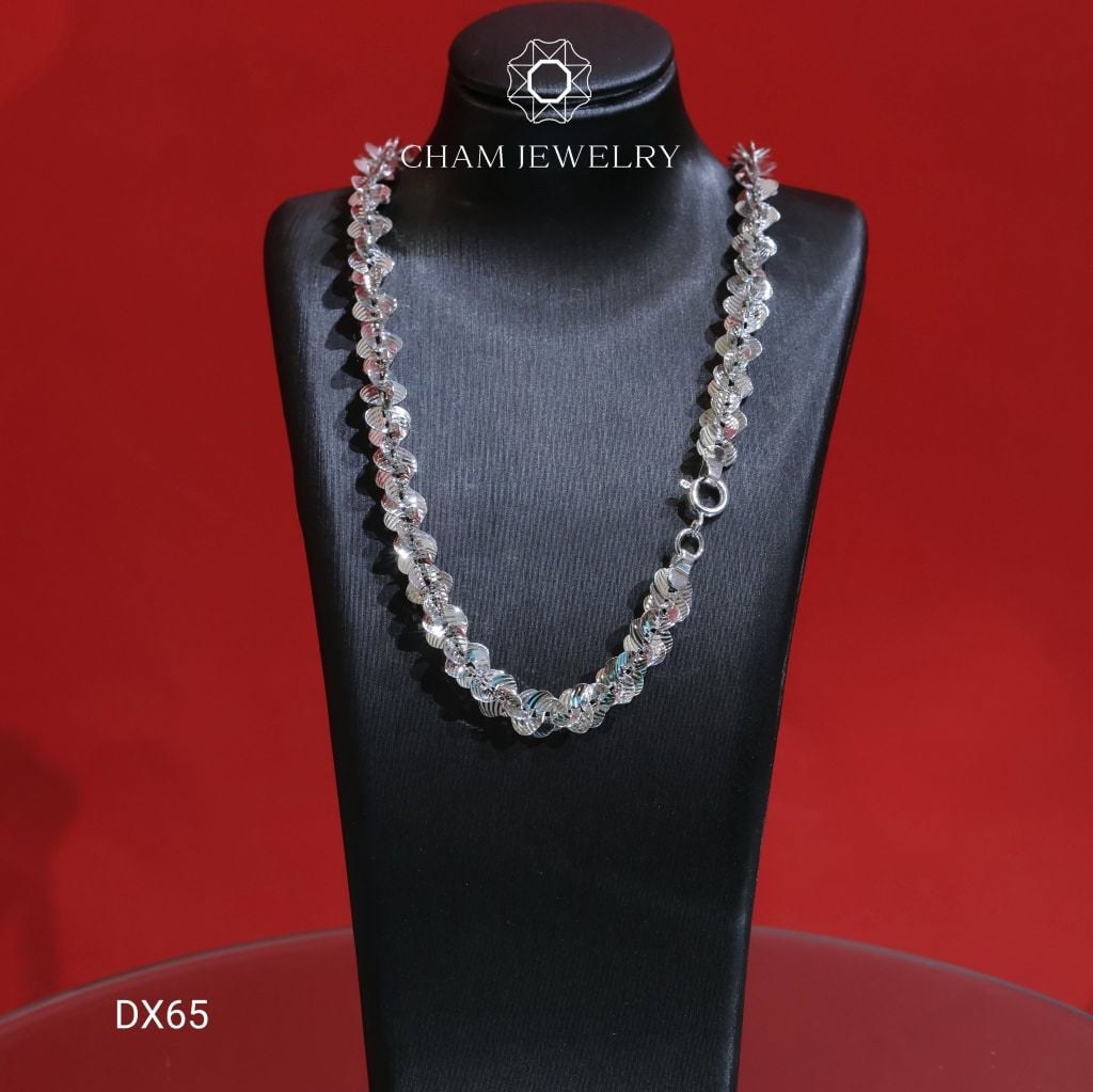 Dây Xoắn DX65 CHAM JEWELRY, Dây Xoắn Ovan Mắt Mèo Bản 6.0mm