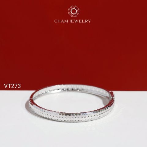 Vòng Tay CHAM JEWELRY VT273, Vòng Tay Kiểu Chạm Máy (Barcode C52V02)