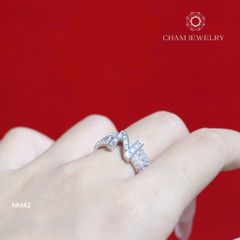 Nhẫn CHAM JEWELRY NM42, Nhẫn Chữ N (Barcode TNCC14).