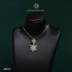 Mặt Dây Chuyền MC21 CHAM JEWELRY ,Full Moissanite Cao Cấp (Barcode OHM03-OCM46).