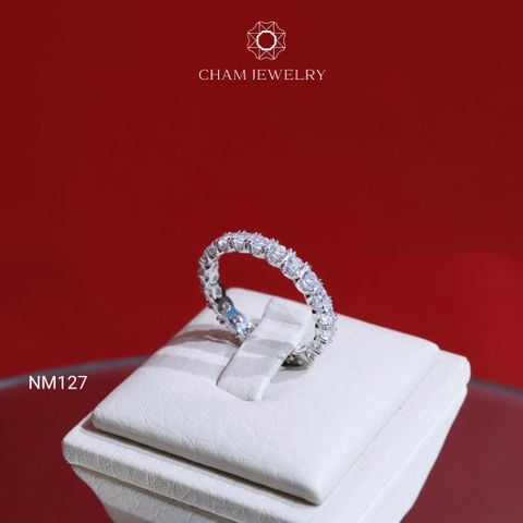 Nhẫn CHAM JEWELRY NM127, Full Đá 2.5mm Cao Cấp ( Barcode CN804211).