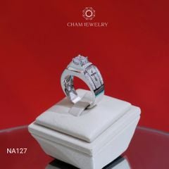 Nhẫn Nam NA127 CHAM JEWELRY, Chủ 6.0mm (Barcode TNNA413).
