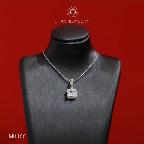 Mặt Dây Chuyền MK166 CHAM JEWELRY Mặt Chủ Vuông 5.0mm (Barcode TVB327M)