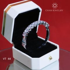 Vòng Tay CHAM JEWELRY VT44, Vòng 1 Hàng Đá, Đá 6.0mm (Barcode CV73208)