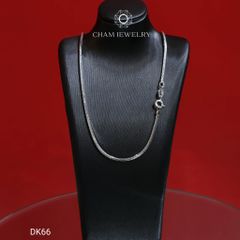 Dây Chuyền CHAM JEWELRY DK66. Dây Mì Bảng 1.3mm ( Barcode CVGCX45).
