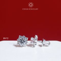 Hoa Tai BV12 CHAM JEWELRY, Chủ 5.0mm (Barcode TBV454).