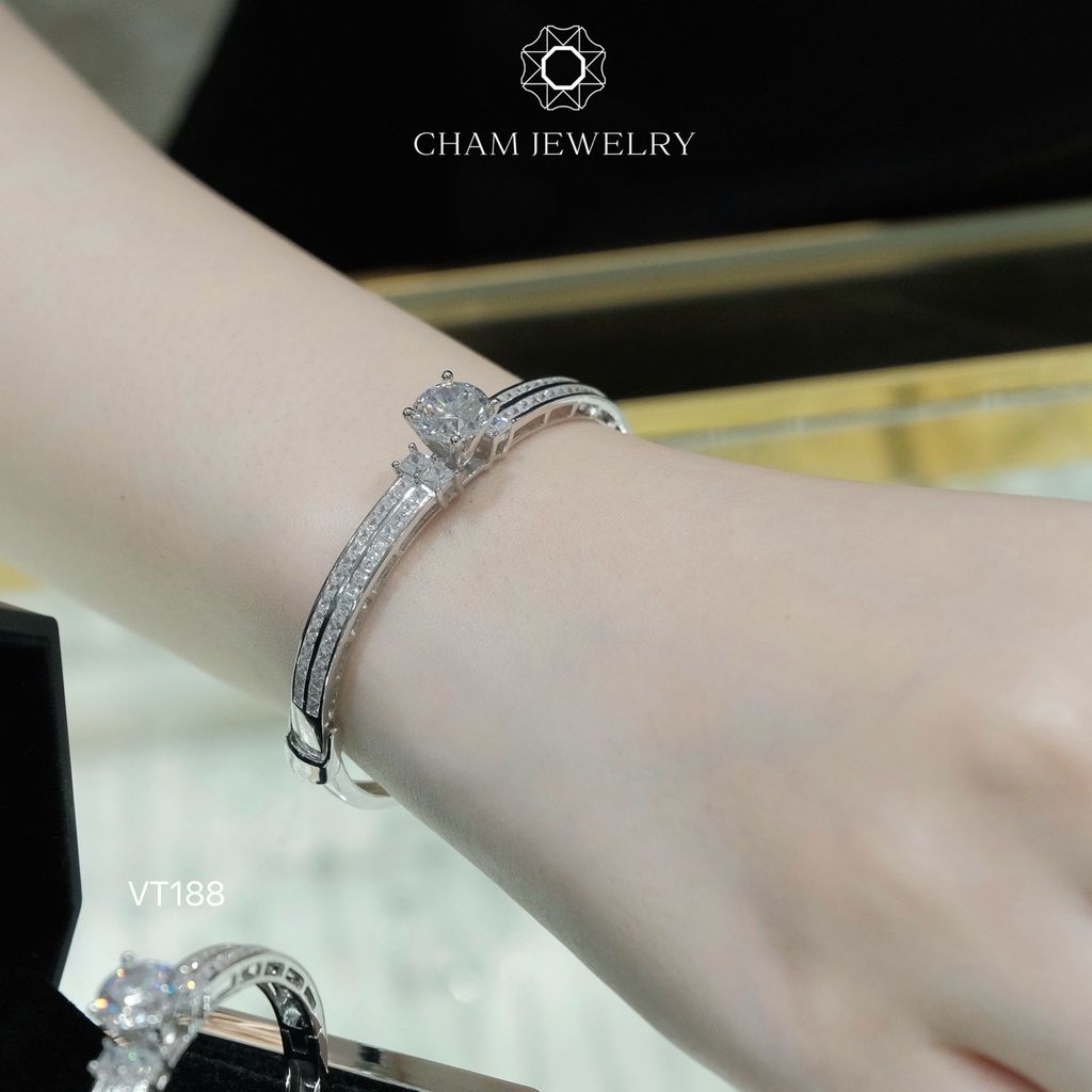 Vòng Tay VT188 CHAM JEWELRY, Chủ 9.0mm (Barcode CV1241)