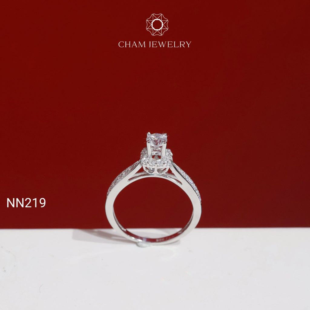 Nhẫn NN219 CHAM JEWELRY, Chủ 4.0mm( Barcode TNN1871).