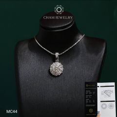 Mặt Dây Chuyền MC44 CHAM JEWELRY , Chủ 5.4mm Moissanite C&C (OCM35)