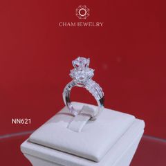 Nhẫn NN621 CHAM JEWELRY, Chủ 6.5mm (Barcode NNNH30)