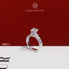 Nhẫn NN213 CHAM JEWELRY, Chủ 6.5mm( Barcode NNNH182).