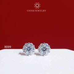 Hoa Tai BD09 CHAM JEWELRY, Chủ 4.5mm (Barcode TBD1378).
