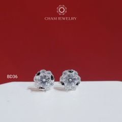 Hoa Tai BD36 CHAM JEWELRY , Chủ 5.0mm ( Barcode TBD1435).