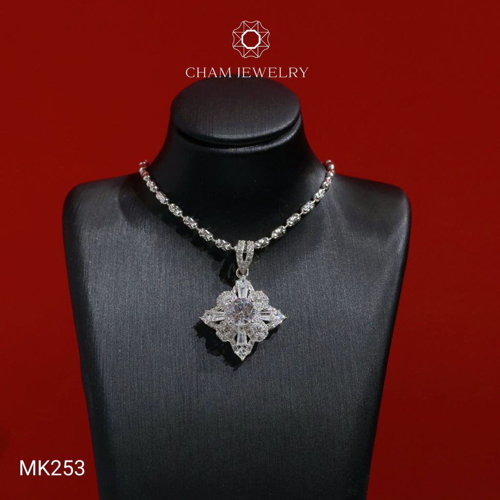 Mặt Dây Chuyền MK253 CHAM JEWELRY, Chủ 6.0mm.