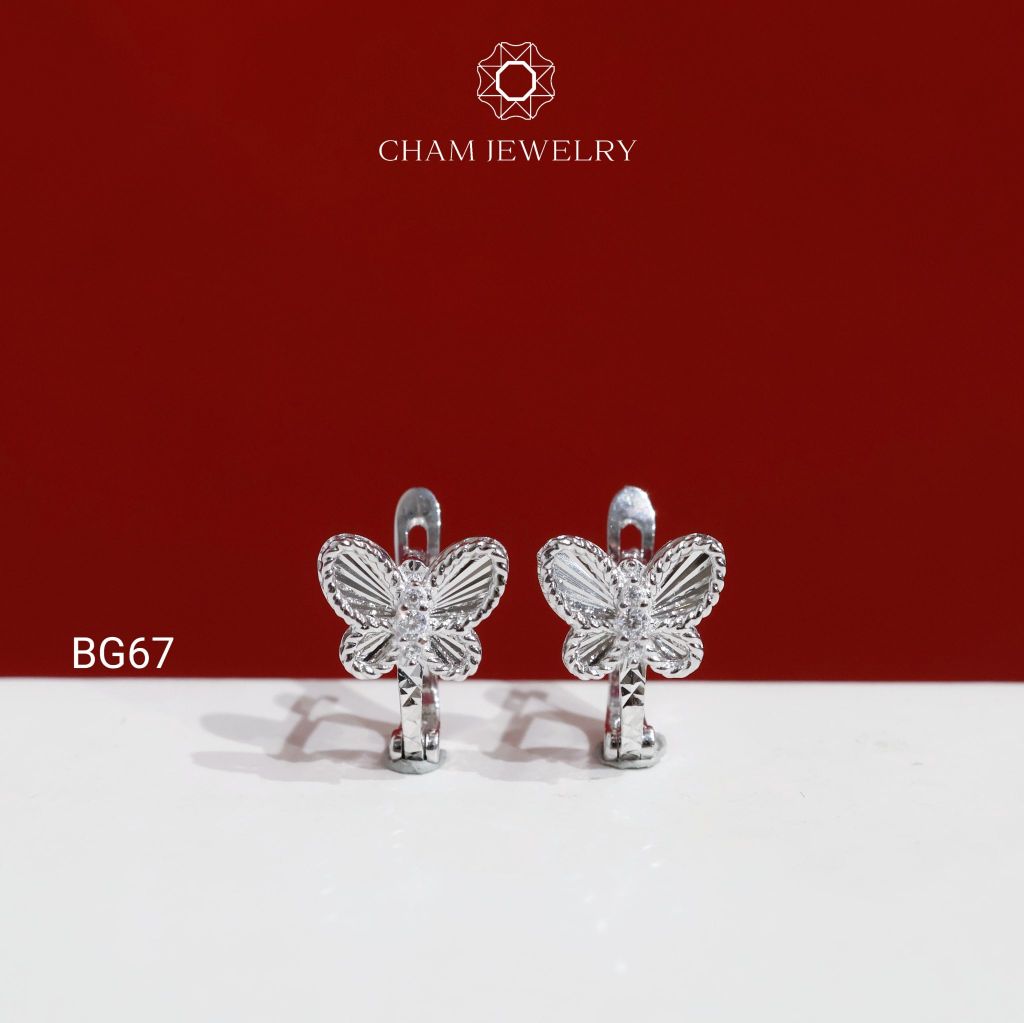 Hoa Tai CHAM JEWERLY BG67, Hoa Tai Bướm (Barcode TBG1127)
