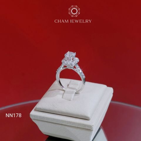 Nhẫn NN178 CHAM JEWELRY, Chủ 6.0mm (Barcode TNN1794).