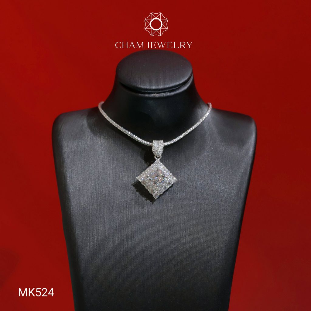 Mặt Dây Chuyền MK524 CHAM JEWELRY, Chủ 6.0mm (Barcode TMA1651)