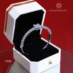 Vòng Tay CHAM JEWELRY VT03, Vòng Đá 4 Cánh (Barcode C3DV171).