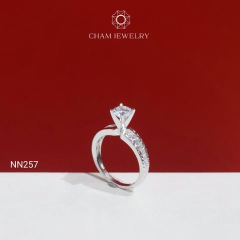 Nhẫn CHAM JEWELRY NN257, Chủ 6.0mm (Barcode TNN1021 - CN7229).