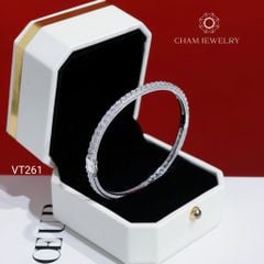 Vòng Tay CHAM JEWELRY VT261, Vòng Kiểu Full Đá 2.5mm (Barcode PVH382)
