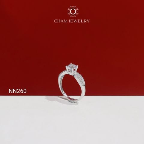 Nhẫn NN260 CHAM JEWELRY, Chủ 5.5mm( Barcode TNN195).